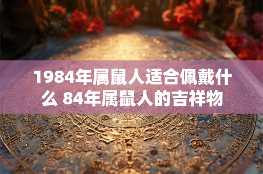 1984年属鼠人适合佩戴什么 84年属鼠人的吉祥物