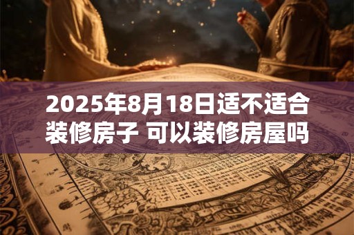 2025年8月18日适不适合装修房子 可以装修房屋吗