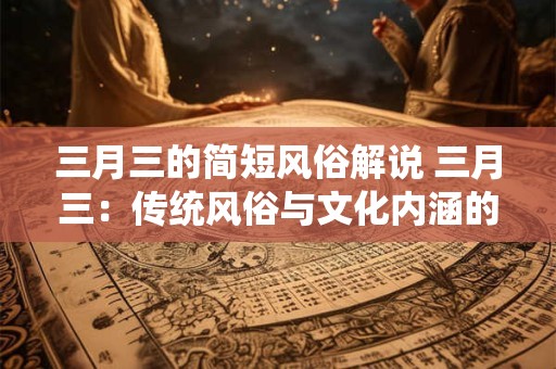 三月三的简短风俗解说 三月三:传统风俗与文化内涵的碰撞 三月三的简短风俗解说 三月三:传统风俗与文化内涵的碰撞