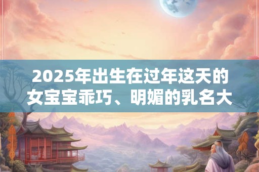 2025年出生在过年这天的女宝宝乖巧、明媚的乳名大全
