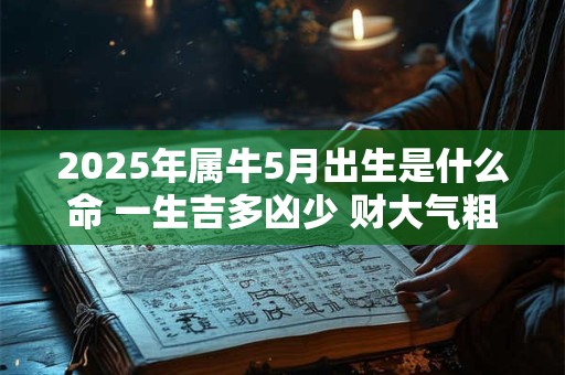 2025年属牛5月出生是什么命 一生吉多凶少 财大气粗