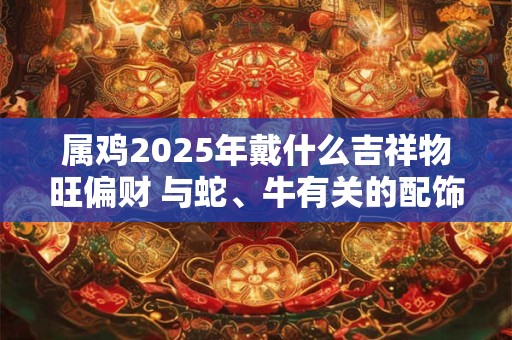 属鸡2025年戴什么吉祥物旺偏财 与蛇、牛有关的配饰