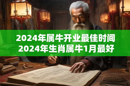 2024年属牛开业最佳时间 2024年生肖属牛1月最好的开市吉日