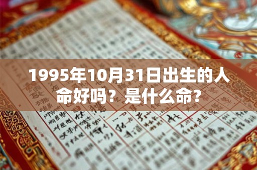 1995年10月31日出生的人命好吗？是什么命？