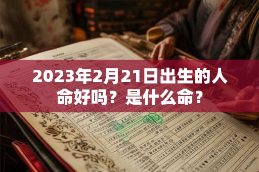 2023年2月21日出生的人命好吗？是什么命？