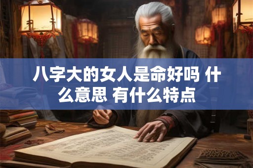 八字大的女人是命好吗 什么意思 有什么特点