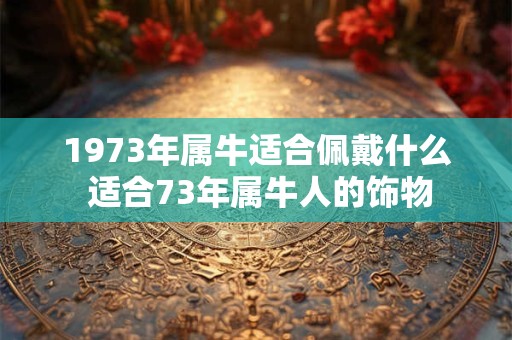 1973年属牛适合佩戴什么 适合73年属牛人的饰物
