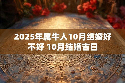 2025年属牛人10月结婚好不好 10月结婚吉日