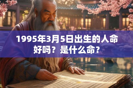 1995年3月5日出生的人命好吗？是什么命？