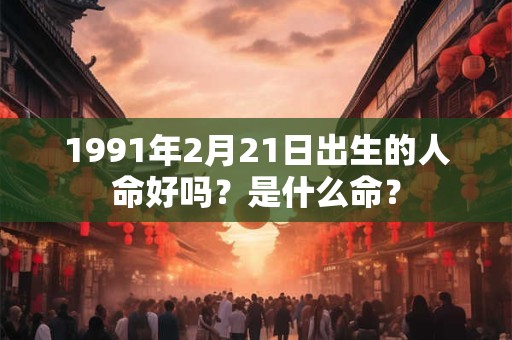 1991年2月21日出生的人命好吗？是什么命？