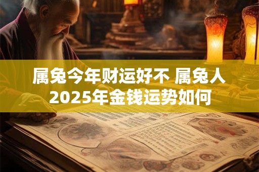 属兔今年财运好不 属兔人2025年金钱运势如何
