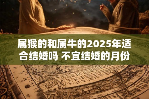 属猴的和属牛的2025年适合结婚吗 不宜结婚的月份