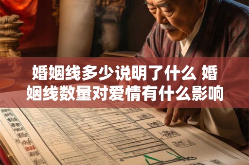 婚姻线多少说明了什么 婚姻线数量对爱情有什么影响