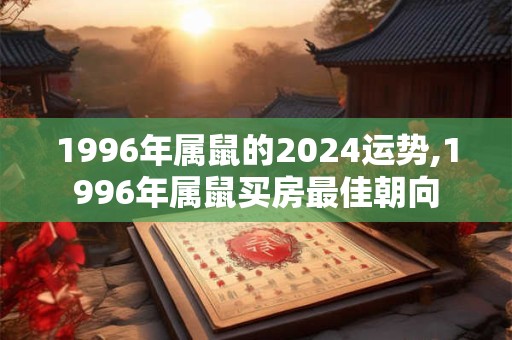 1996年属鼠的2024运势,1996年属鼠买房最佳朝向
