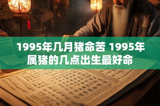 1995年几月猪命苦 1995年属猪的几点出生最好命