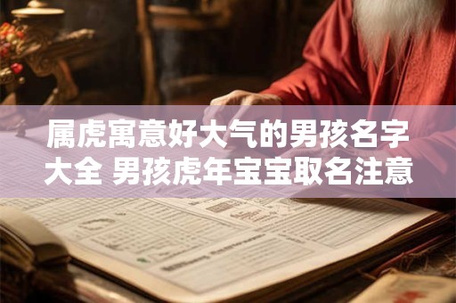 属虎寓意好大气的男孩名字大全 男孩虎年宝宝取名注意事项