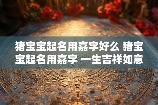 猪宝宝起名用嘉字好么 猪宝宝起名用嘉字 一生吉祥如意！