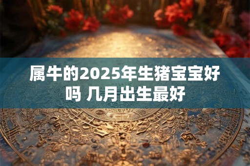 属牛的2025年生猪宝宝好吗 几月出生最好