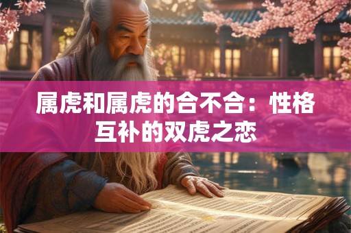 属虎和属虎的合不合：性格互补的双虎之恋