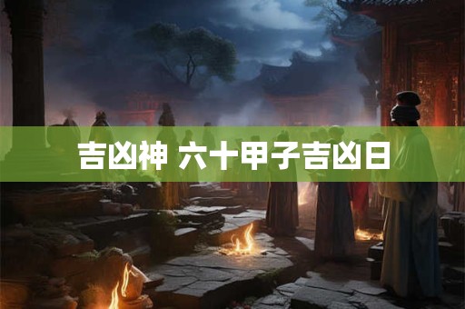 详细阅读:吉凶神 六十甲子吉凶日 吉凶神 六十甲子吉凶日