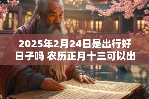 2025年2月24日是出行好日子吗 农历正月十三可以出远门吗
