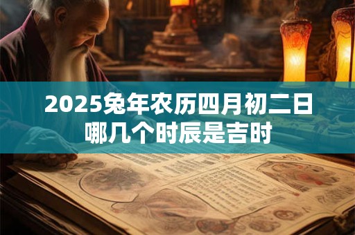 2025兔年农历四月初二日哪几个时辰是吉时