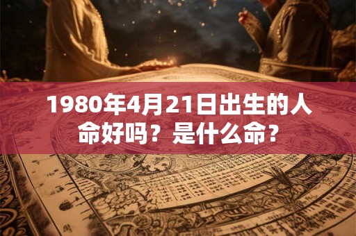 1980年4月21日出生的人命好吗？是什么命？