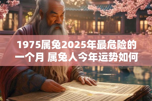 1975属兔2025年最危险的一个月 属兔人今年运势如何