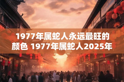 1977年属蛇人永远最旺的颜色 1977年属蛇人2025年多大了
