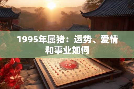 1995年属猪：运势、爱情和事业如何