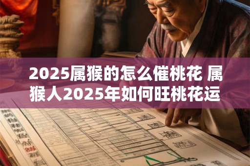 2025属猴的怎么催桃花 属猴人2025年如何旺桃花运