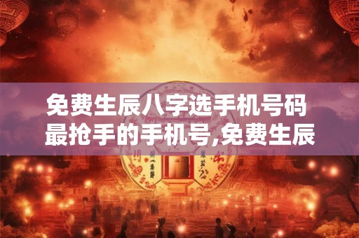 免费生辰八字选手机号码 最抢手的手机号,免费生辰八字选手机号码