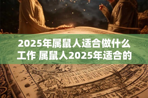 详细阅读:2025年属鼠人适合做什么工作 属鼠人2025年适合的工作类型 2025年属鼠人适合做什么工作 属鼠人2025年适合的工作类型