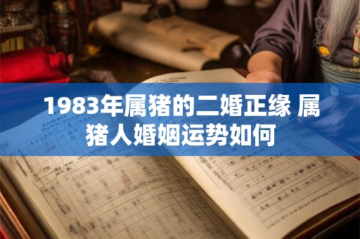 1983年属猪的二婚正缘 属猪人婚姻运势如何