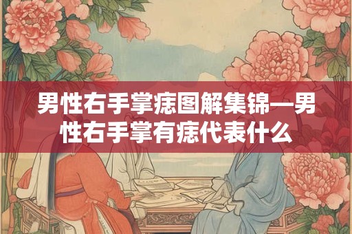 男性右手掌痣图解集锦—男性右手掌有痣代表什么