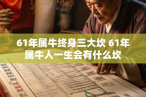 61年属牛终身三大坎 61年属牛人一生会有什么坎 61年属牛终身三大坎 61年属牛人一生会有什么坎