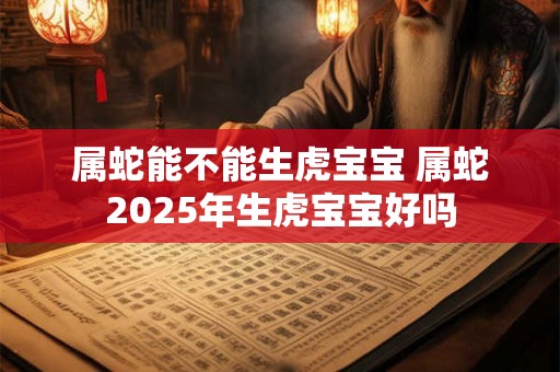 属蛇能不能生虎宝宝 属蛇2025年生虎宝宝好吗
