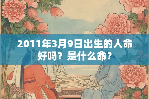 2011年3月9日出生的人命好吗？是什么命？