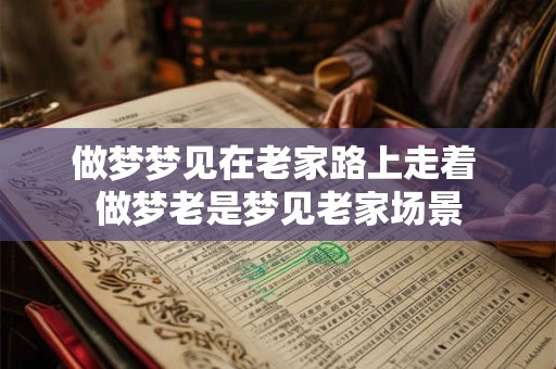 做梦梦见在老家路上走着 做梦老是梦见老家场景