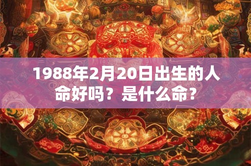 1988年2月20日出生的人命好吗？是什么命？