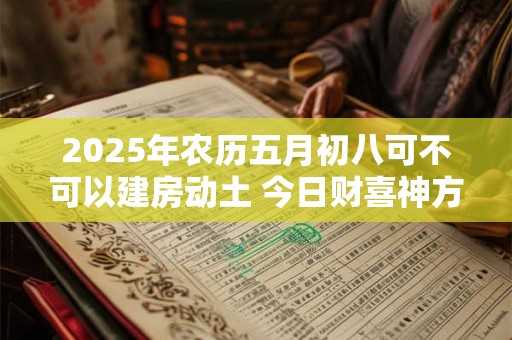 2025年农历五月初八可不可以建房动土 今日财喜神方位
