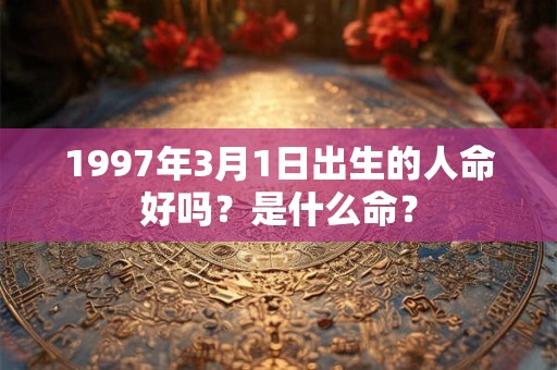 1997年3月1日出生的人命好吗？是什么命？