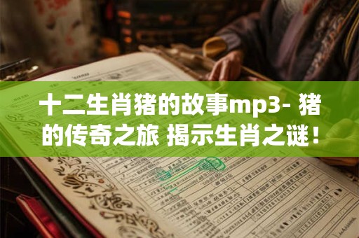 十二生肖猪的故事mp3- 猪的传奇之旅 揭示生肖之谜！