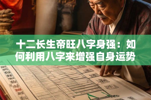 十二长生帝旺八字身强：如何利用八字来增强自身运势