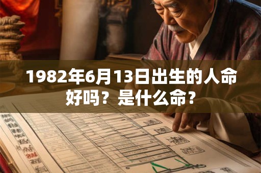 1982年6月13日出生的人命好吗？是什么命？