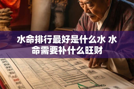 水命排行最好是什么水 水命需要补什么旺财