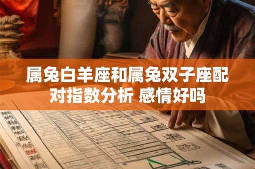 属兔白羊座和属兔双子座配对指数分析 感情好吗