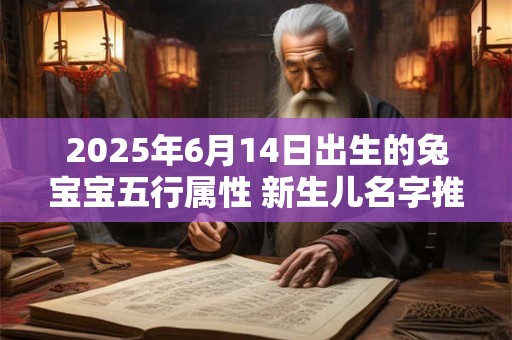 2025年6月14日出生的兔宝宝五行属性 新生儿名字推荐