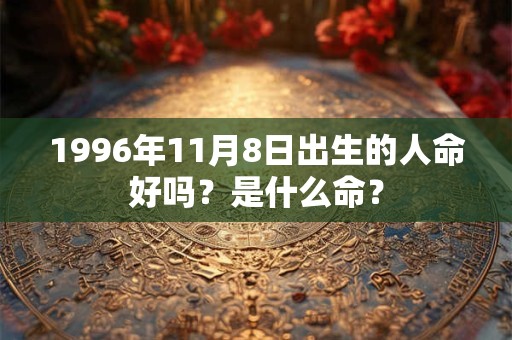 1996年11月8日出生的人命好吗？是什么命？