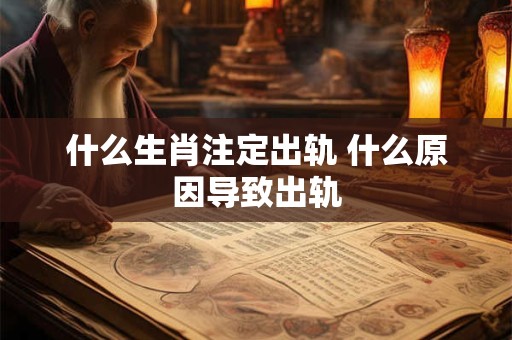 什么生肖注定出轨 什么原因导致出轨